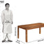 Rami Vina Solid Wood Sheesham 8 Seater Dining Set