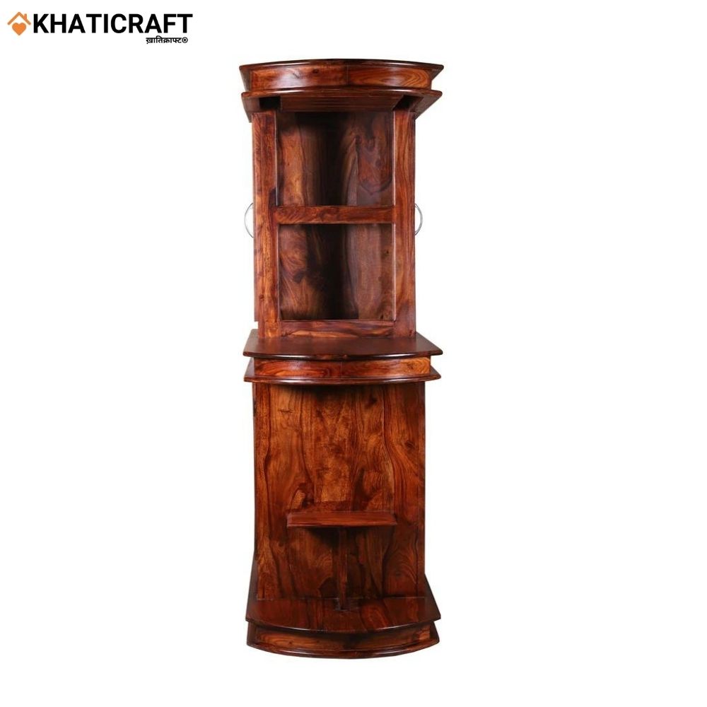 Rami Solid Wood Sheesham Bar Cabinet