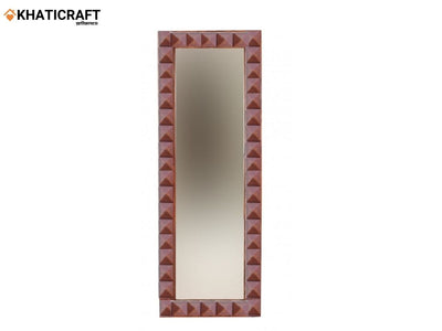 wood frame mirror