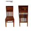 Stupa Solid Wood Sheesham Chair Set (2 Pcs)