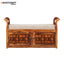 Stupa Solid Wood Sheesham Settee