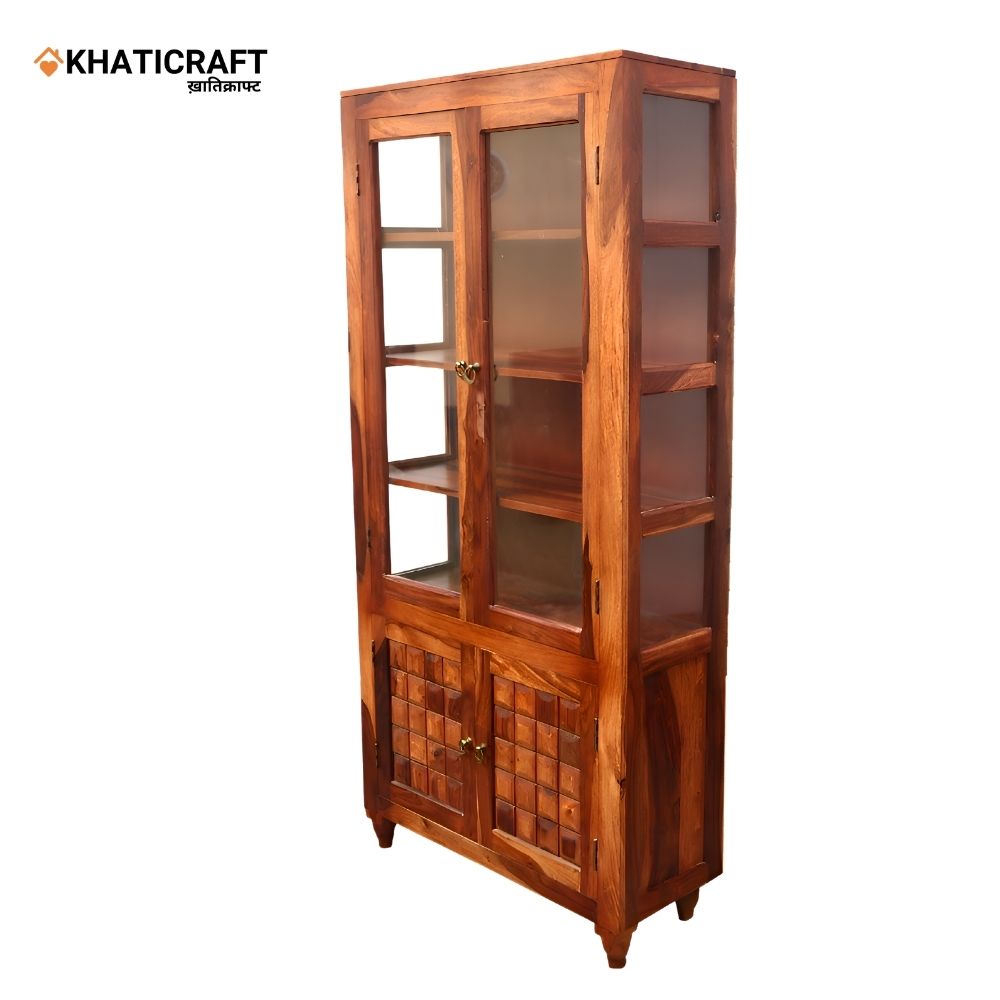 Stupa Solid Wood Sheesham Bookshelf