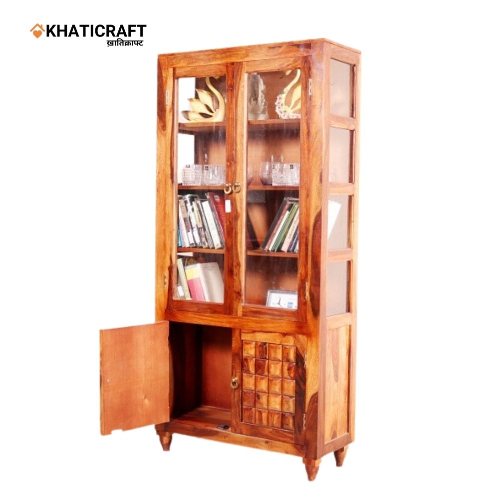 Stupa Solid Wood Sheesham Bookshelf