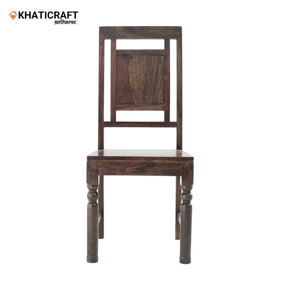 Tamra Solid Wood Sheesham Chair Set (2 Pcs)