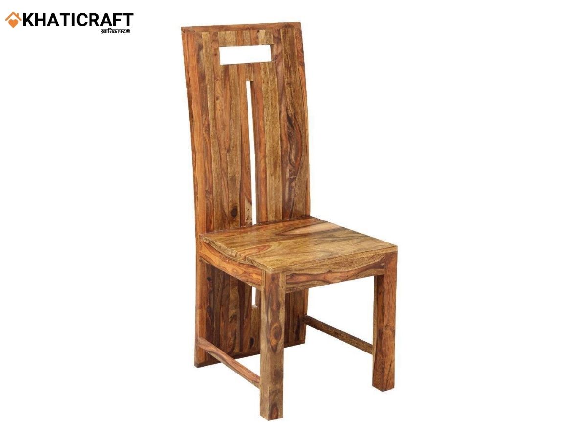 Tika Solid Wood Sheesham Chair Set (2 Pcs)