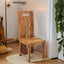 Tika Solid Wood Sheesham Chair Set (2 Pcs)