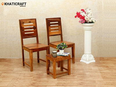 solid wooden dining chairs