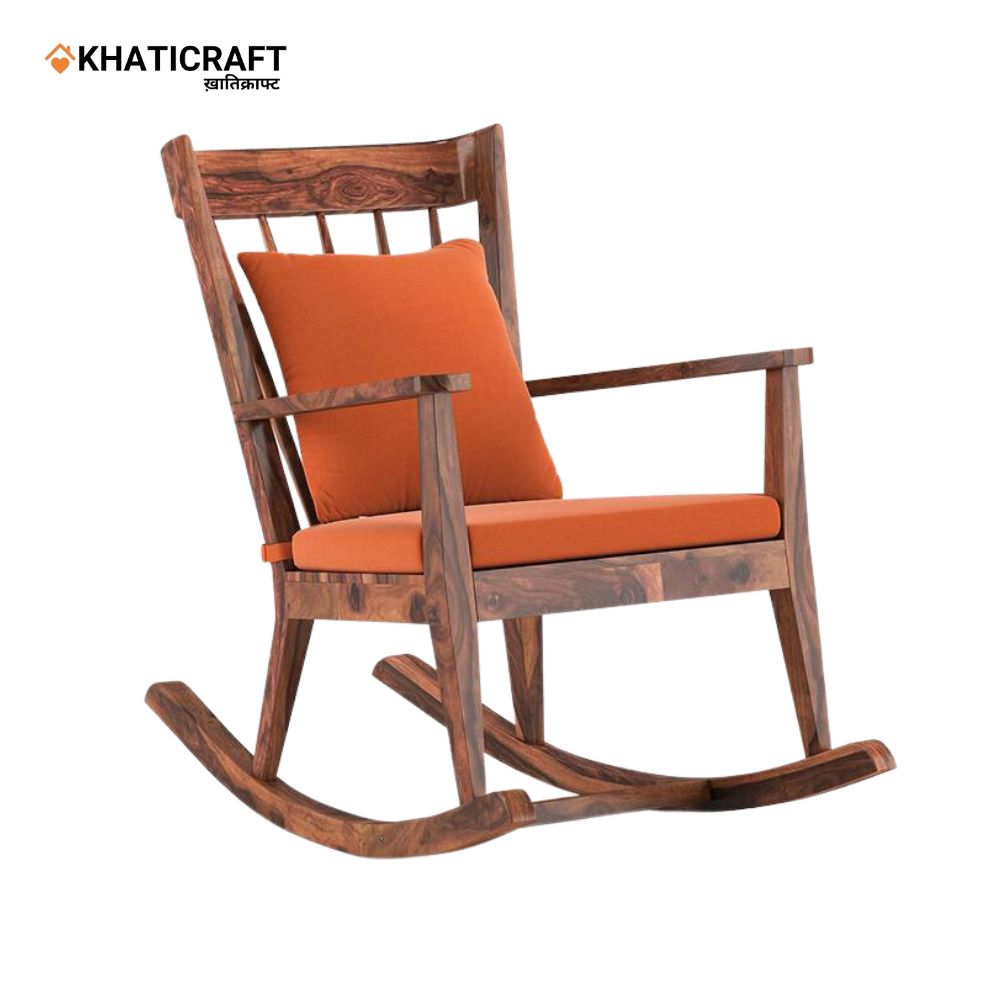 Ziya Solid Wood Sheesham Rocking Chair