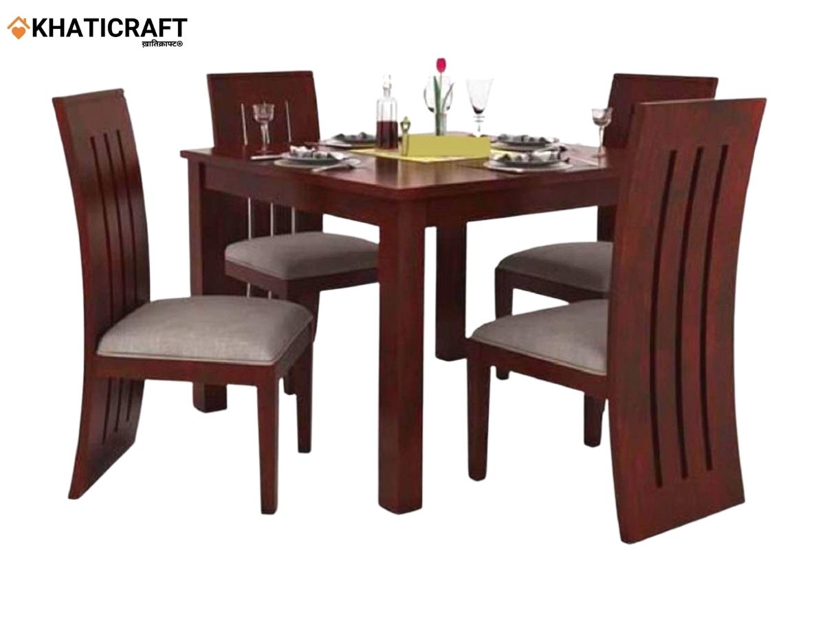 wooden dining table set