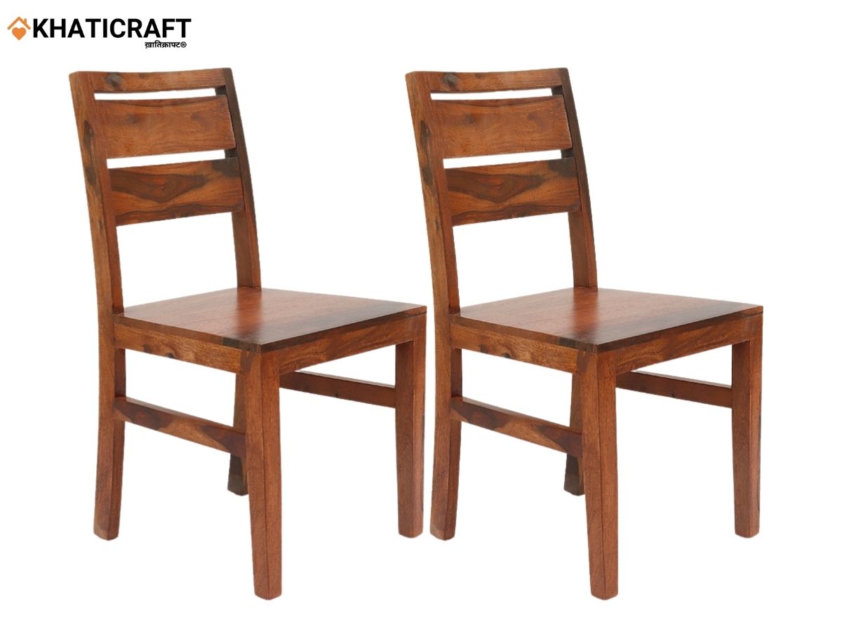 solid wooden dining chairs
