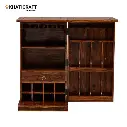 Niwar Single Door Bar Cabinet-4