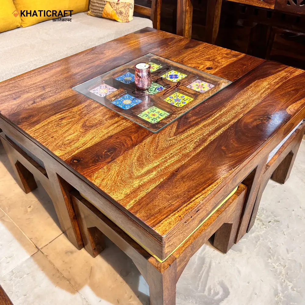 Chitra Nested Coffee Table (1+4)-3
