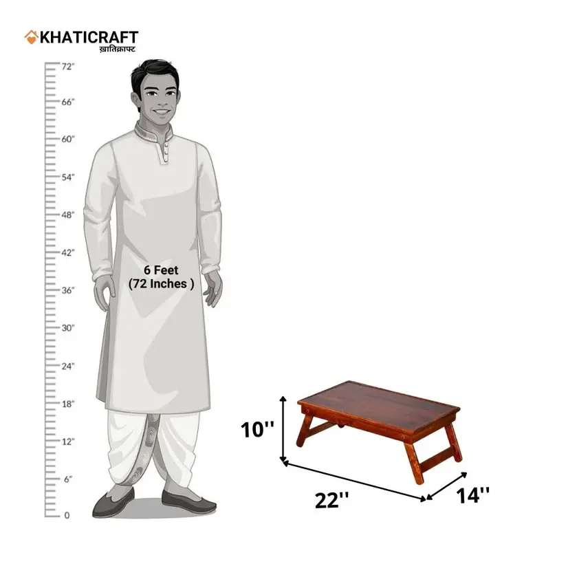Veda Solid Wood Sheesham Study Table-4