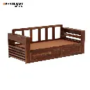 Nitya Sofa Cum Bed In solid Wood Sheesham by Khaticraft (8).webp