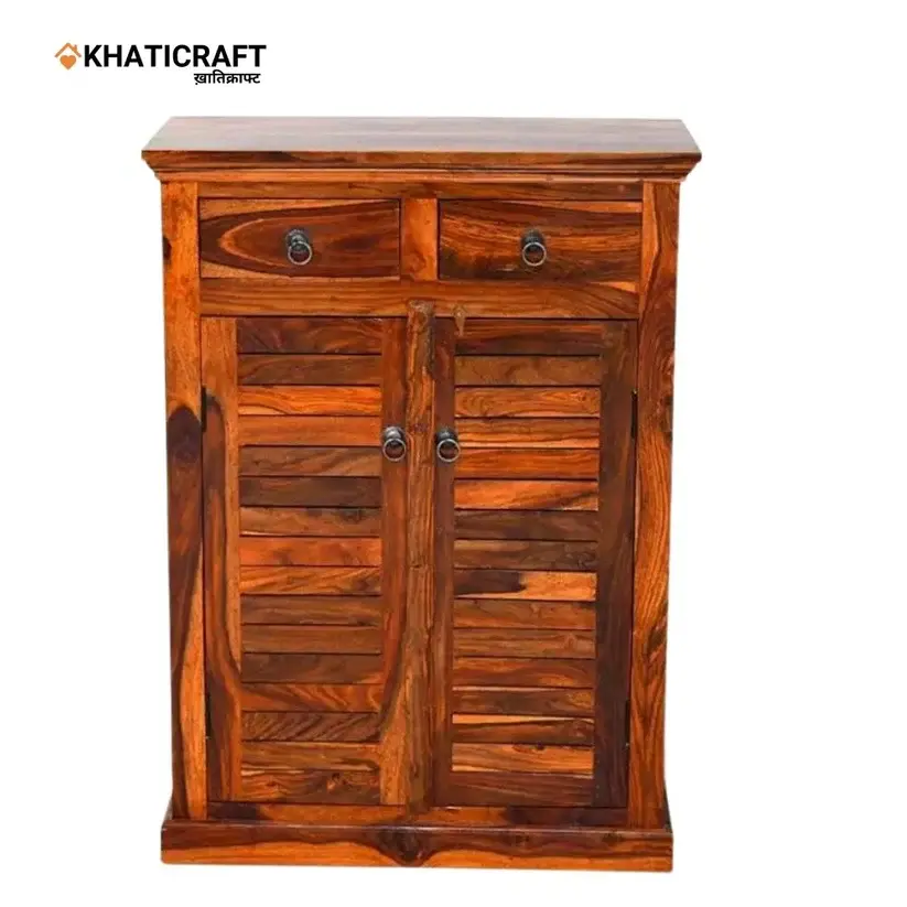Dhara-1 Solid Wood Sheesham Shoe Rack-2