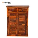 Dhara-1 Solid Wood Sheesham Shoe Rack-2