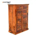 Dhara-1 Solid Wood Sheesham Shoe Rack-3