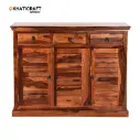 Dhara-2 Solid Wood Sheesham Shoe Rack-1