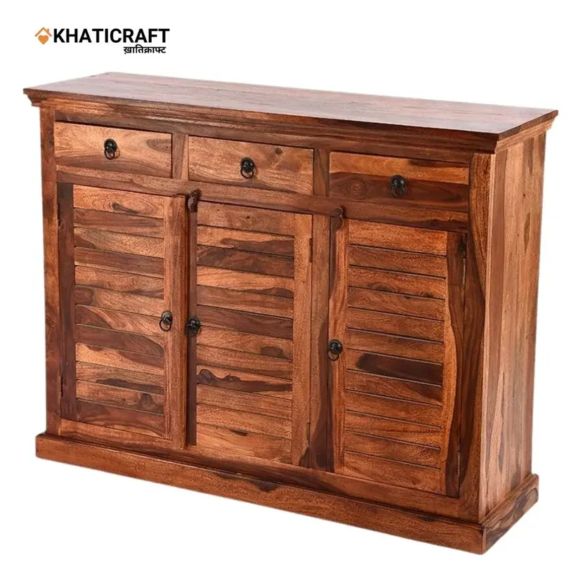 Dhara-2 Solid Wood Sheesham Shoe Rack-2