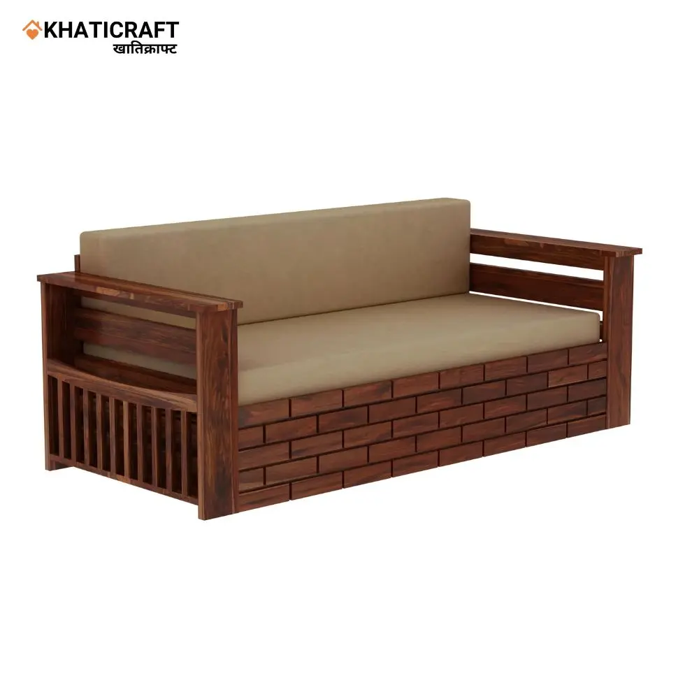Molai Sofa Cum Bed in solid wood sheesham by Khaticraft (3)