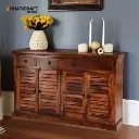 Dhara-3 Solid Wood Sheesham Shoe Rack-1