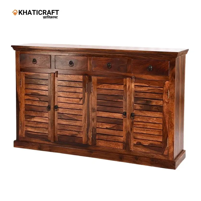 Dhara-3 Solid Wood Sheesham Shoe Rack-3