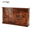 Dhara-3 Solid Wood Sheesham Shoe Rack-3