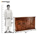 Dhara-3 Solid Wood Sheesham Shoe Rack-7