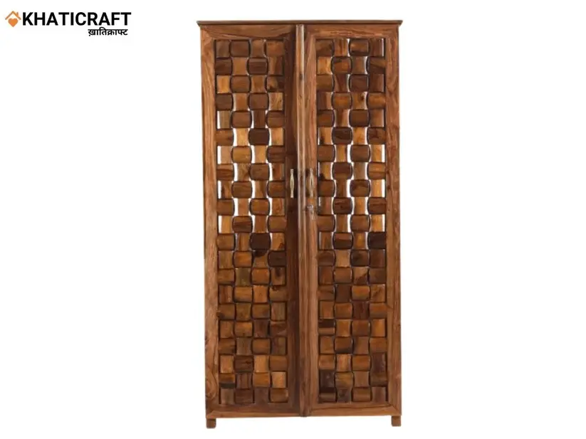 Niwar Solid Wood Wardrobe