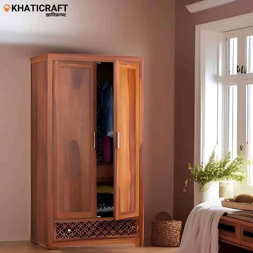 Mira Solid Wood Wardrobe