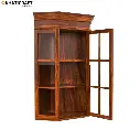 Ziya Solid Wood Sheesham Corner Cabinet(TOP)-3