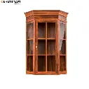 Ziya Solid Wood Sheesham Corner Cabinet(TOP)-4