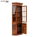 Ziya Solid Wood Sheesham Corner Cabinet-2.webp
