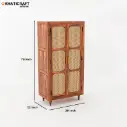 Rukm Solid Wood Wardrobe