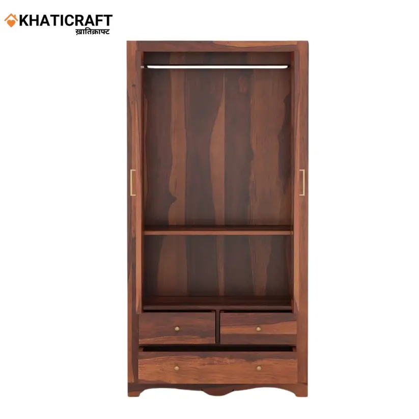Chitra Solid Wood Wardrobe