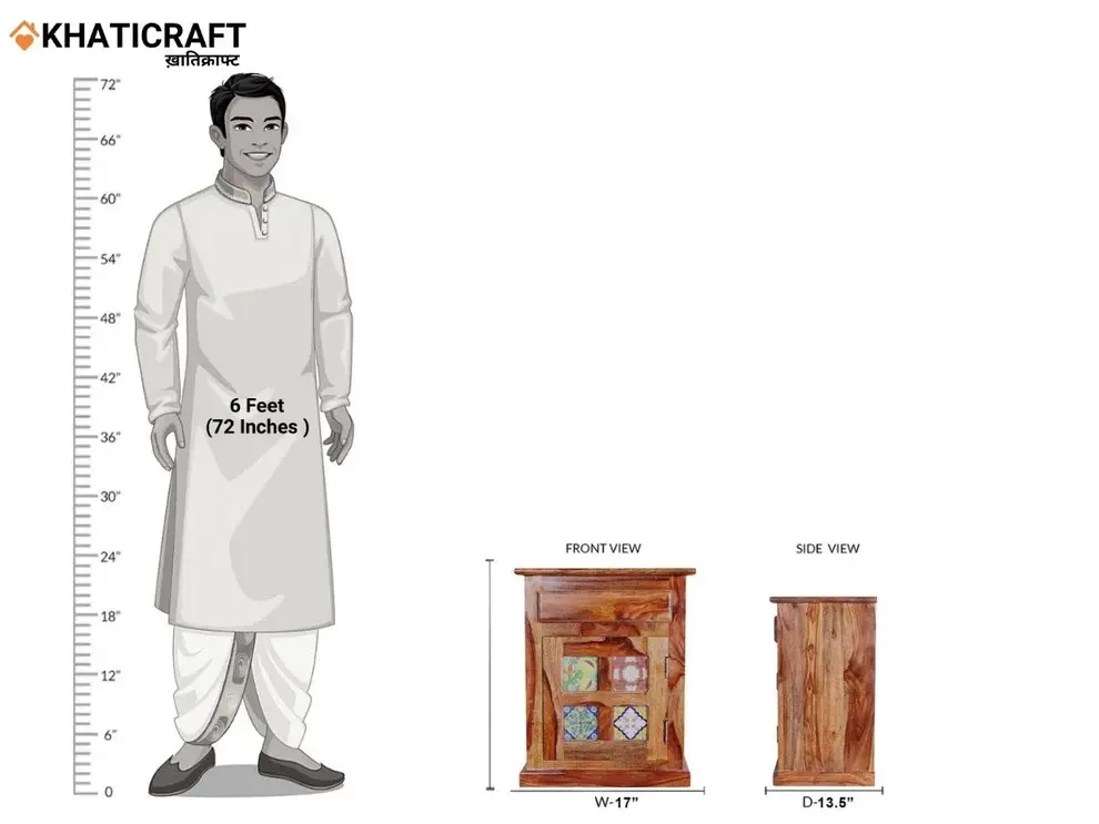 Chitra Bedside Table