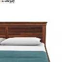 Daksha Solid Wood Bed King Size Box Storage