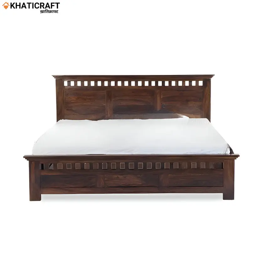 KUBER SOLID WOOD BED