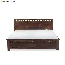 KUBER SOLID WOOD BED