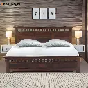 KUBER SOLID WOOD BED