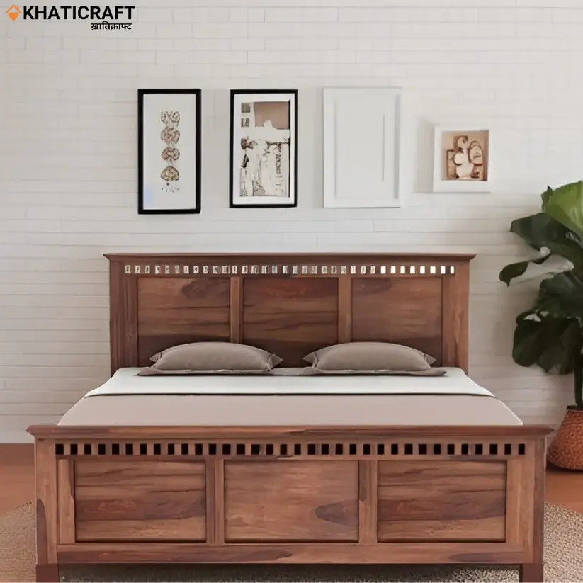KUBER SOLID WOOD BED