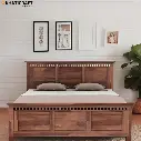 KUBER SOLID WOOD BED