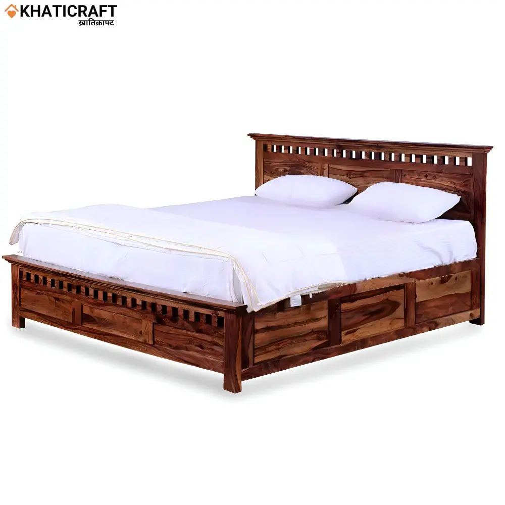 KUBER SOLID WOOD BED