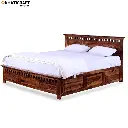 KUBER SOLID WOOD BED