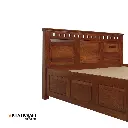 Kuber Solid Wood Bed King Size Box Storage