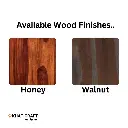 Kuber Solid Wood Bed King Size Without Storage