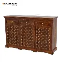 Tamra Solid Wood Sheesham Sideboard by Khaticraft (4).webp
