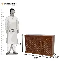 Tamra Solid Wood Sheesham Sideboard by Khaticraft (7).webp