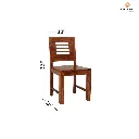 Ulka Sheesham Wood Chairs Set Of 2
