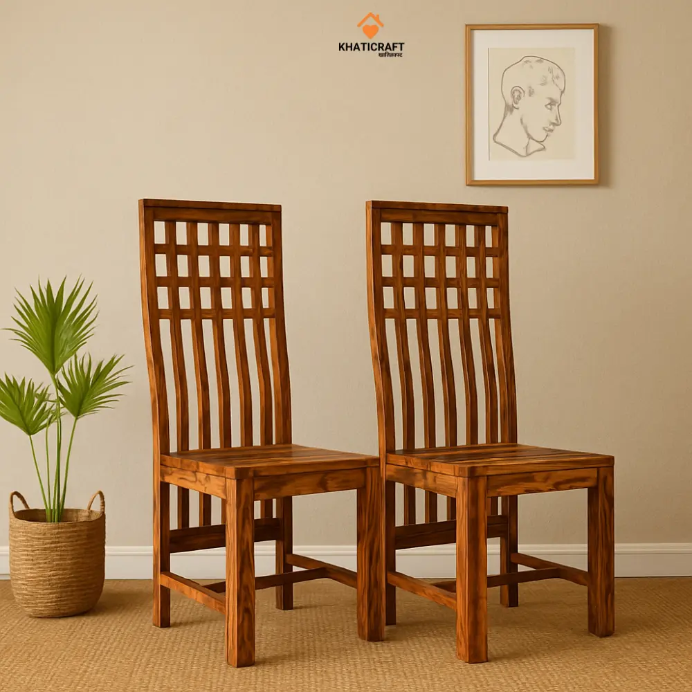 Chavi Sheesham Wood Chairs Set Of 2